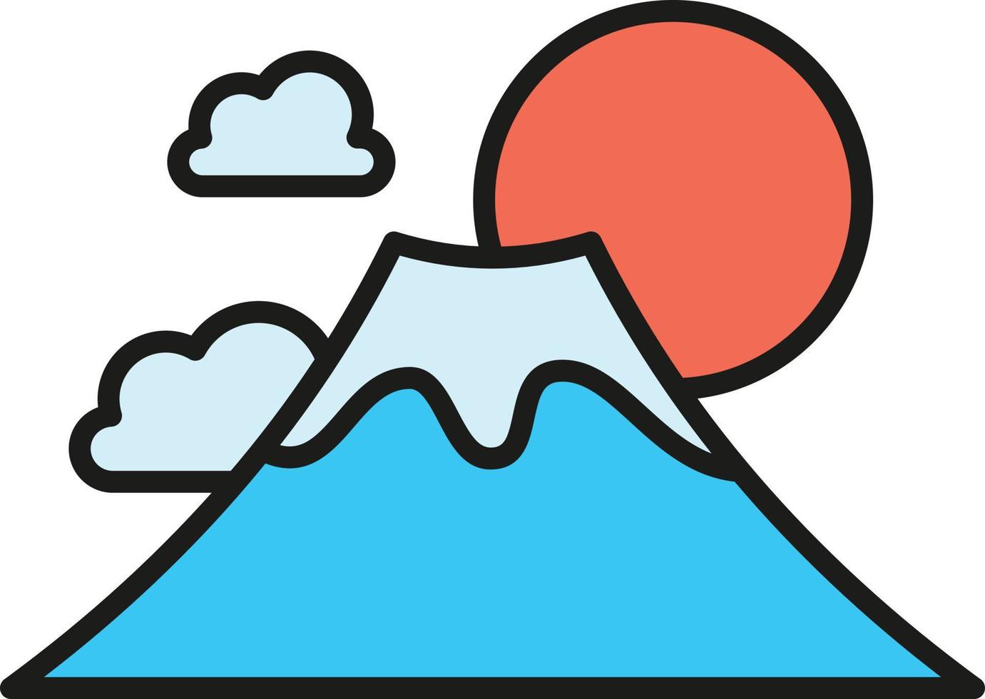 fuji-mountain Illustration Vector