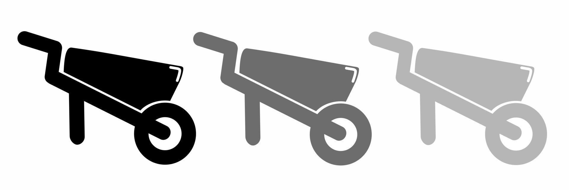 carro icono símbolo ilustración conjunto para negocio. vector