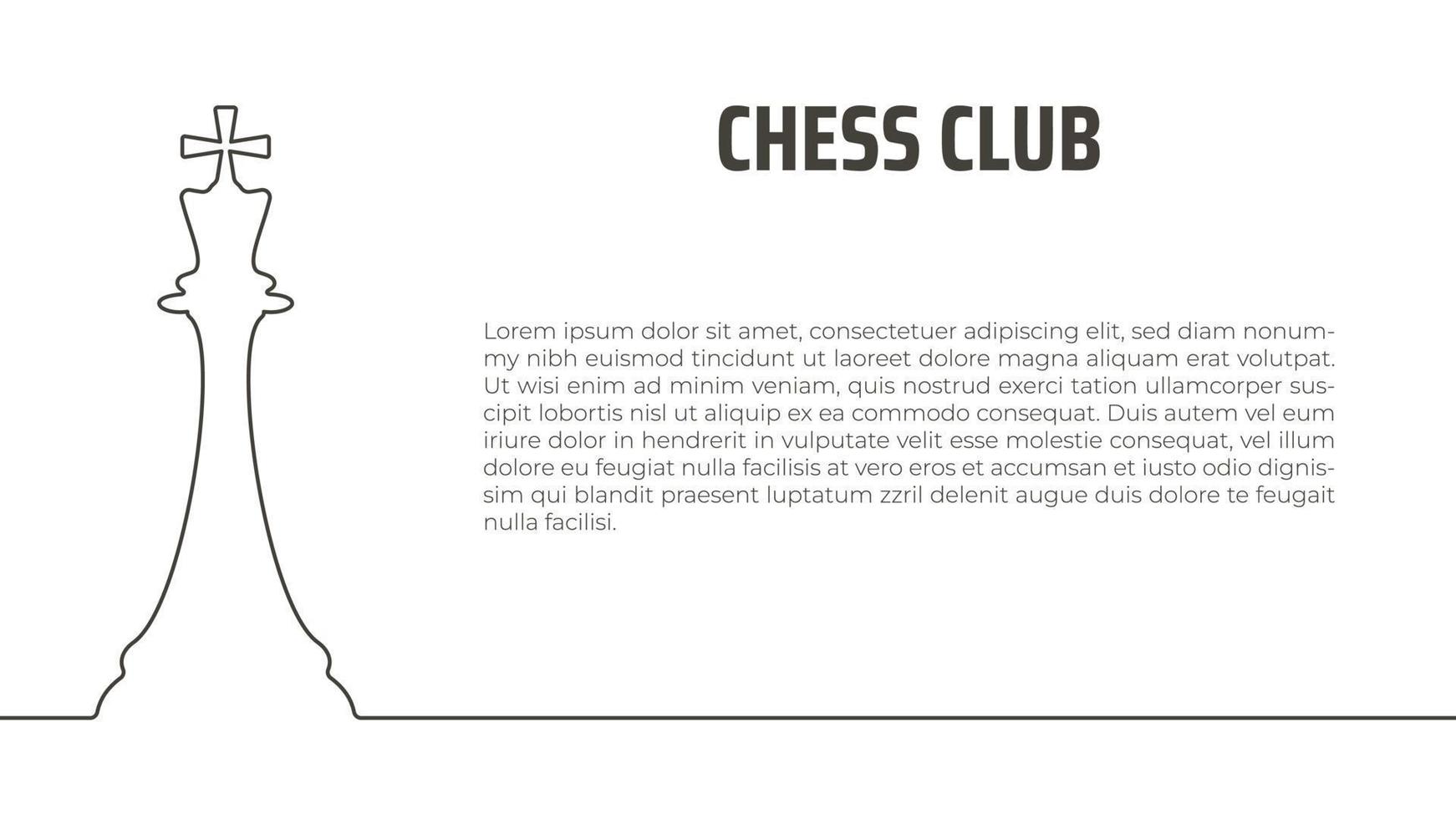 ajedrez club antecedentes vector