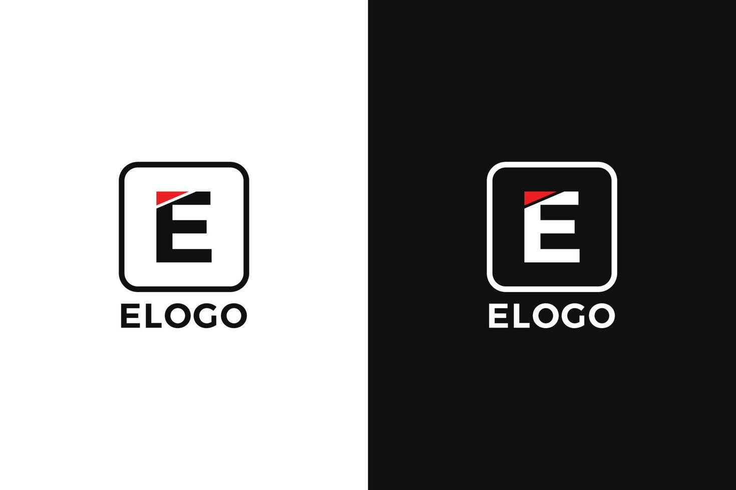 E Letter Logo Template vector