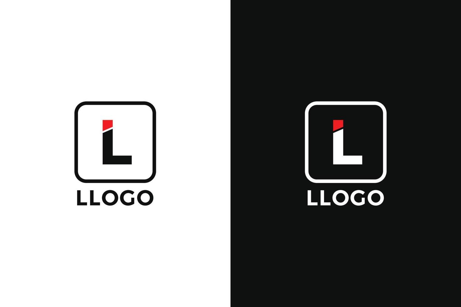 L Letter Logo Template vector