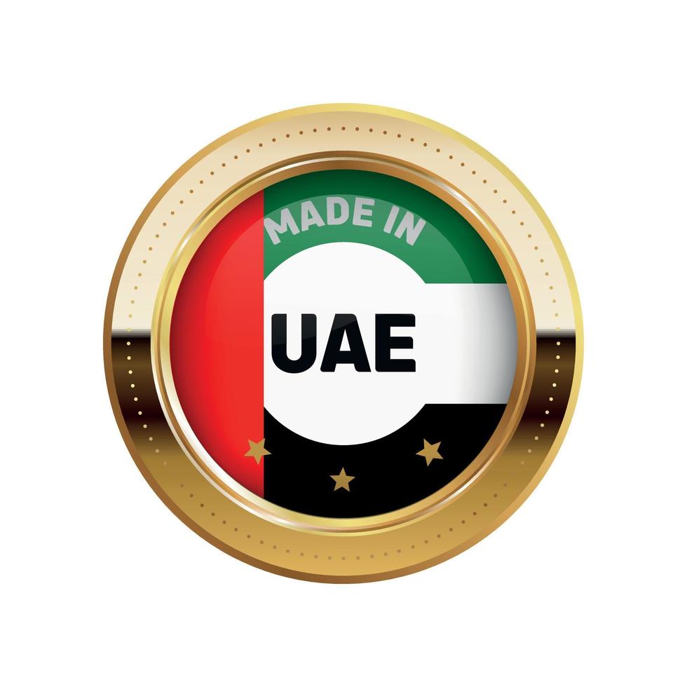 made in UAE vector