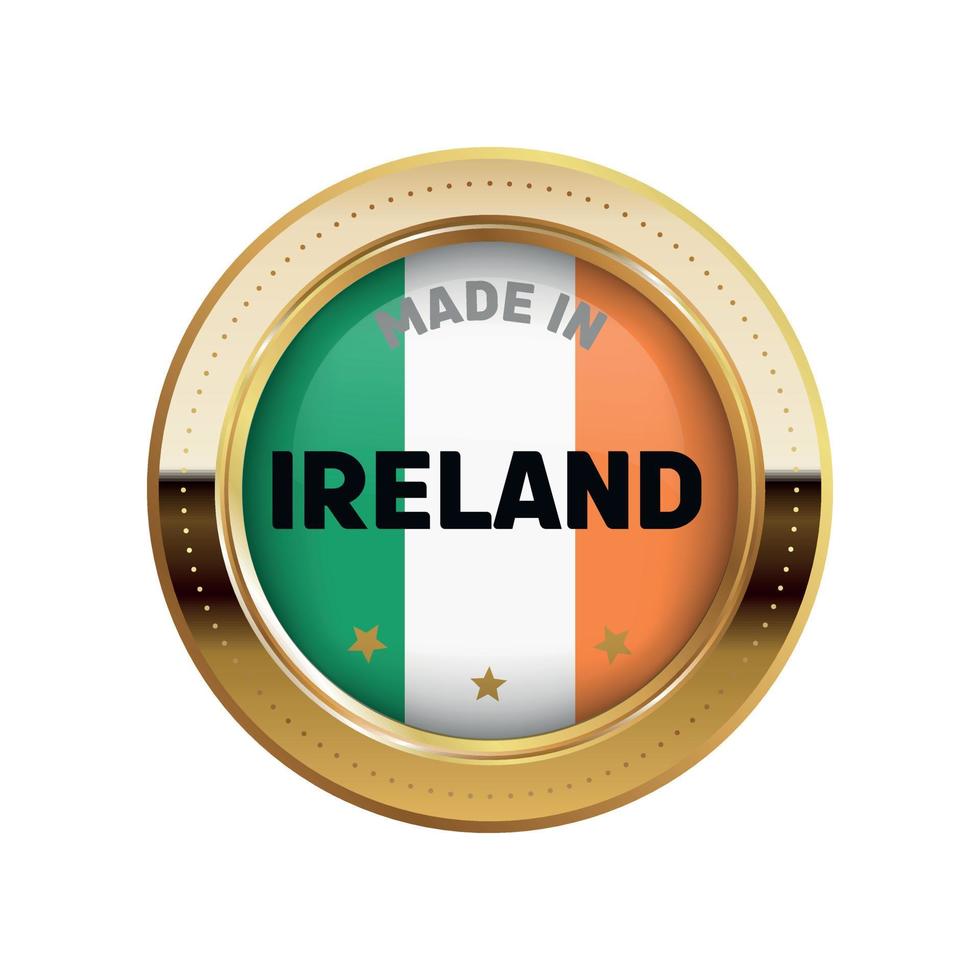 made in Ireland vector