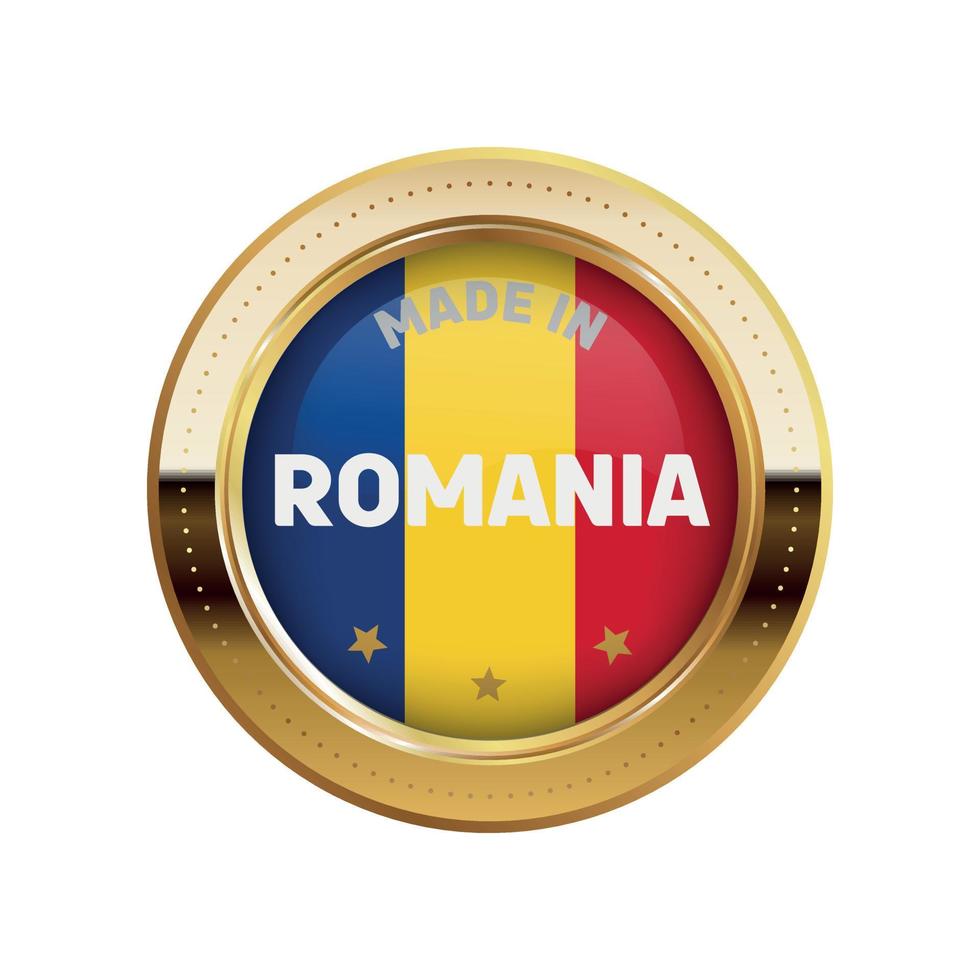 made in Romania vector