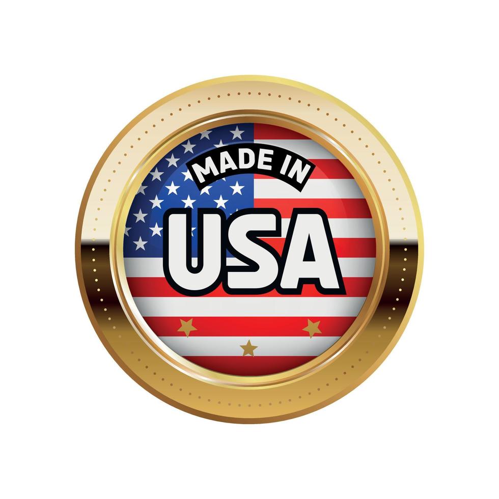 made in USA vector