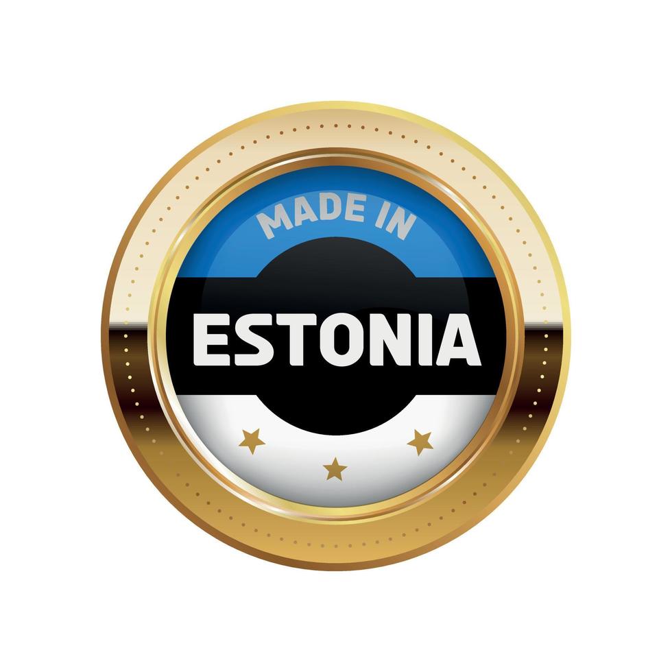 made in Estonia vector