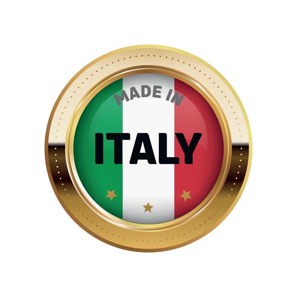 hecho en Italia vector