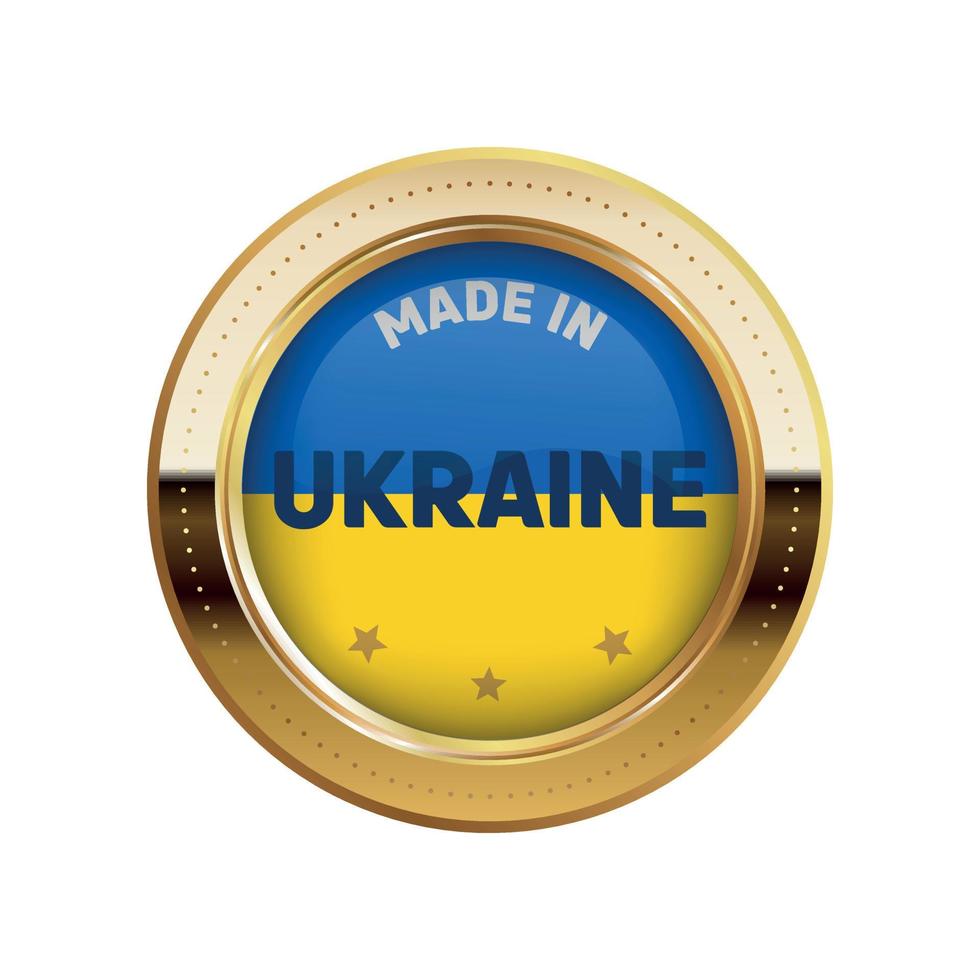 made in Ukraine vector