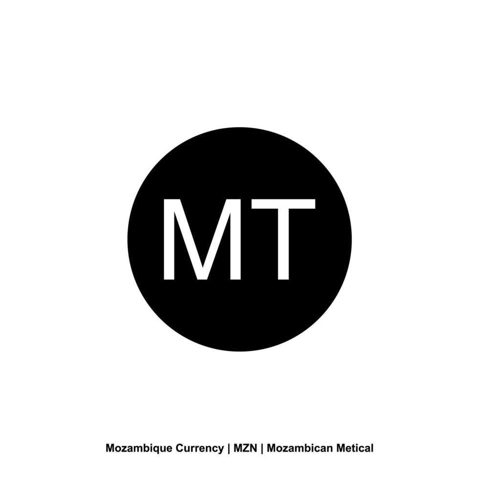 Mozambique Currency Symbol, Mozambican Metical Icon, MZN Sign. Vector Illustration