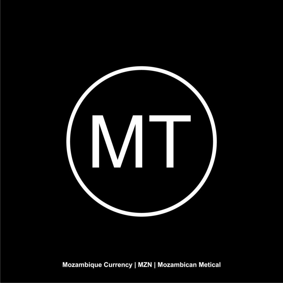 Mozambique Currency Symbol, Mozambican Metical Icon, MZN Sign. Vector Illustration