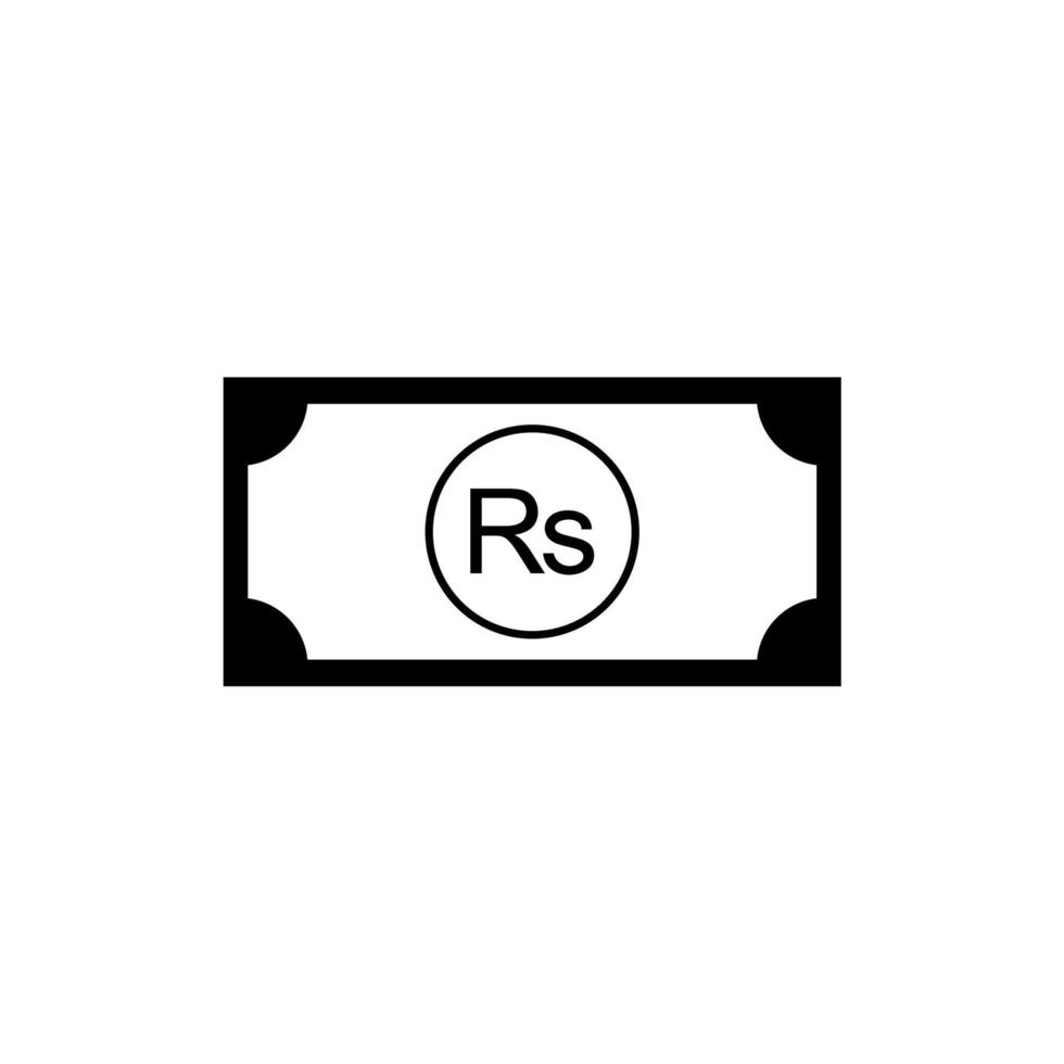 Mauritius Currency Symbol, Mauritian Rupee Icon, MUR Sign. Vector Illustration