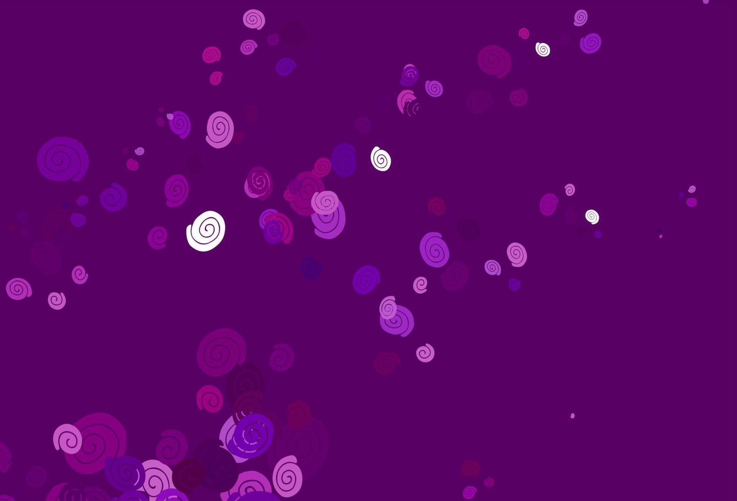 Light Purple vector template with lines, ovals.