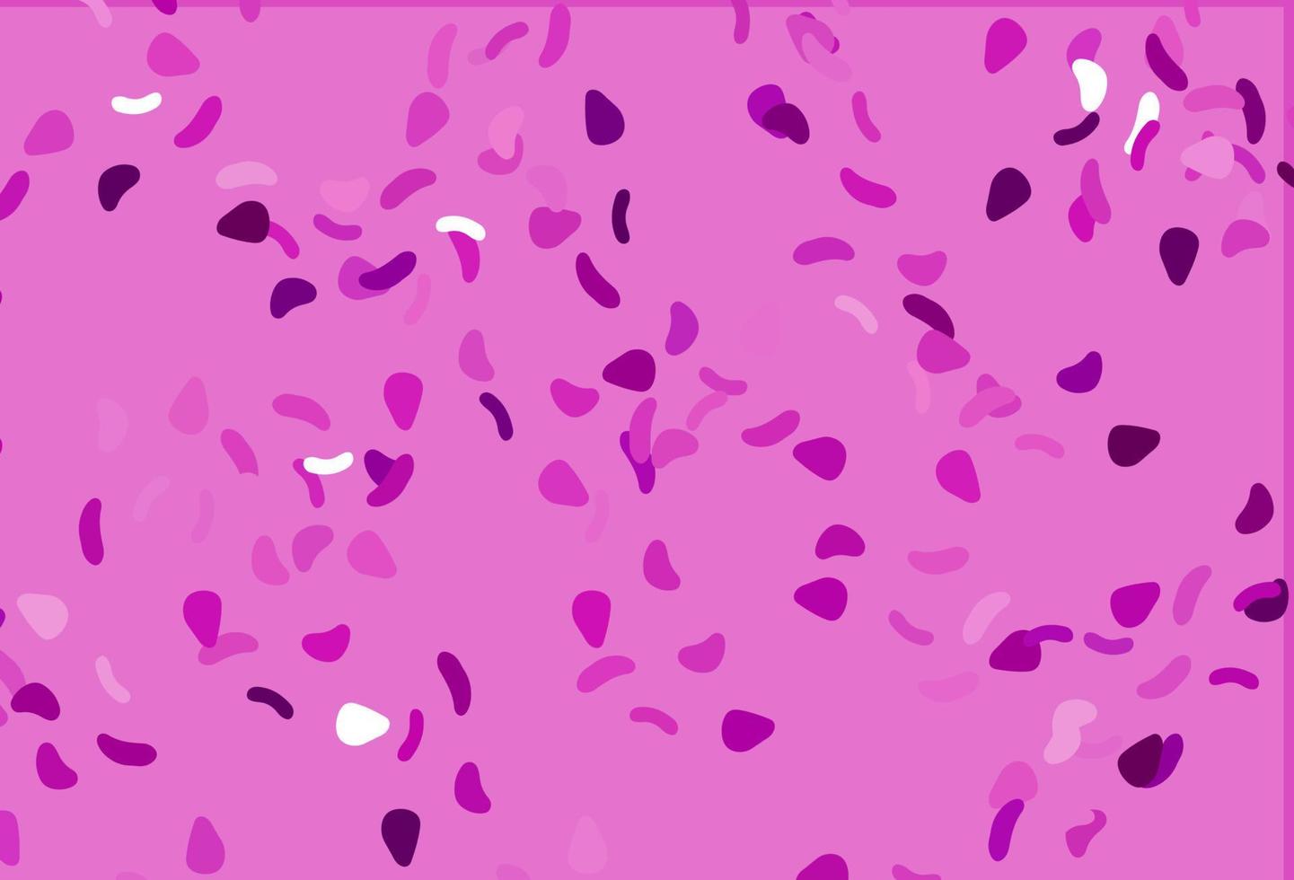 Light Purple vector pattern with chaotic shapes.