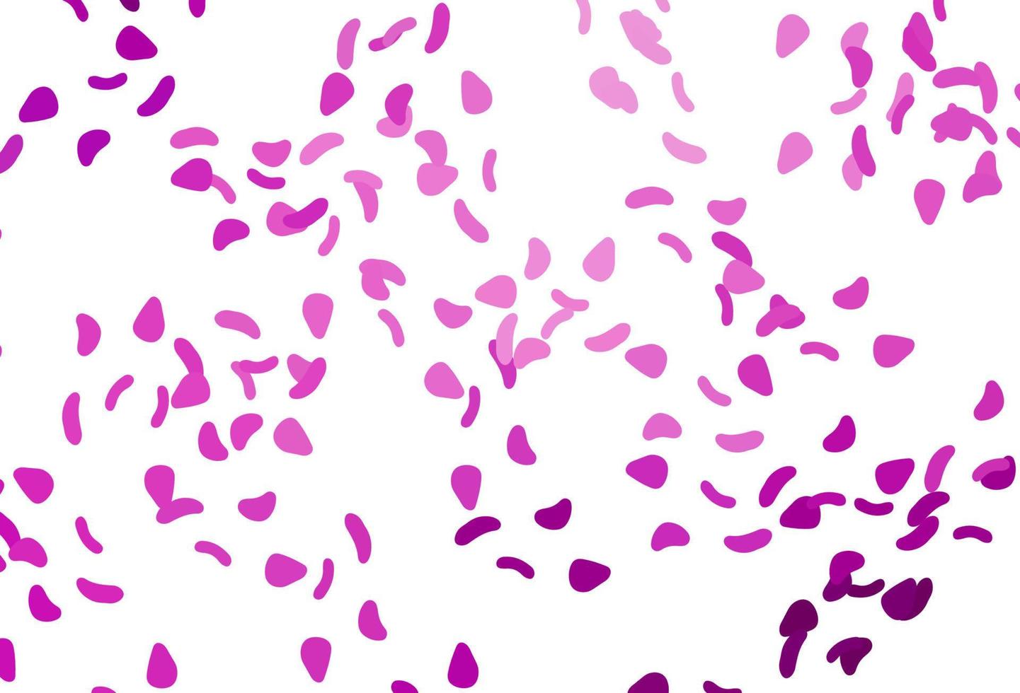 Light Purple vector pattern with chaotic shapes.