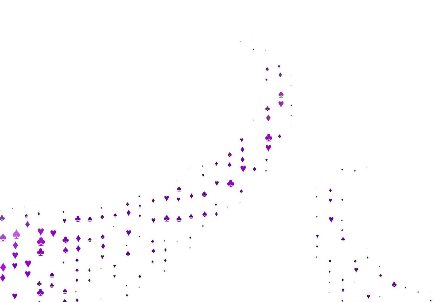 cubierta de vector violeta claro con símbolos de apuesta.