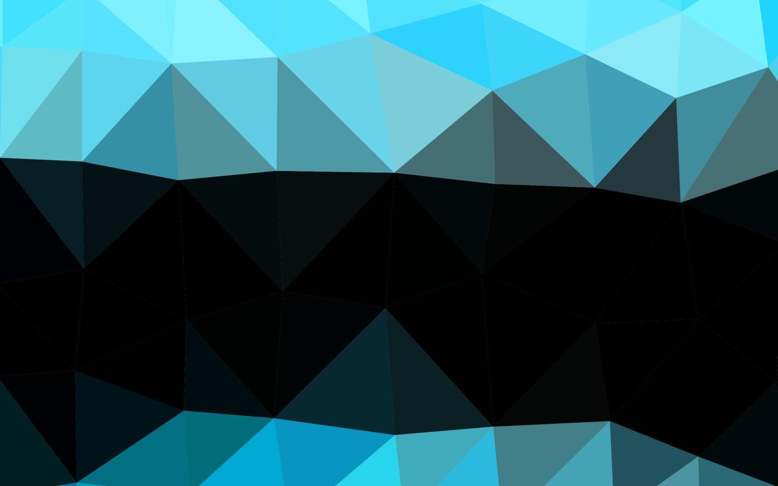 Light BLUE vector polygonal background.