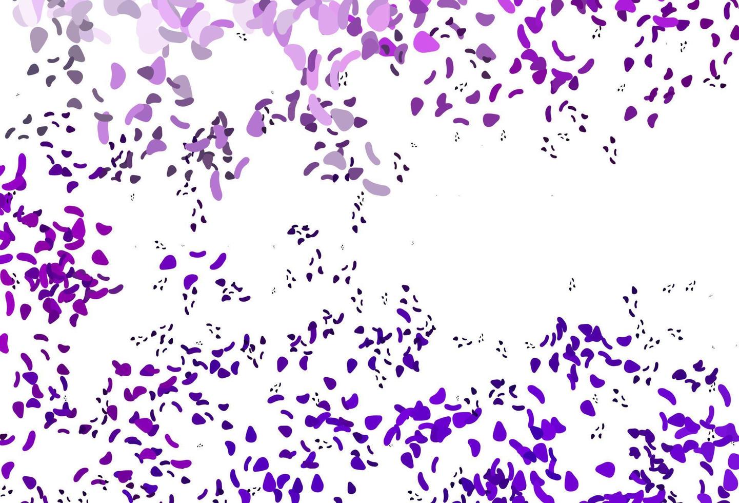 Light Purple vector pattern with chaotic shapes.