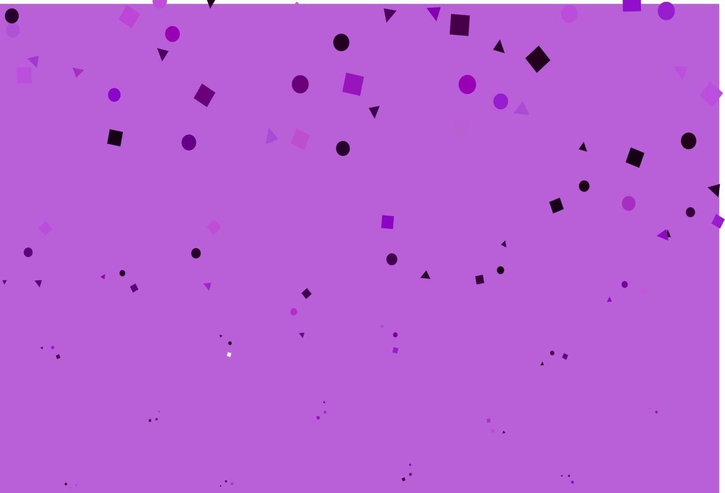 Light Purple vector cover in polygonal style with circles.