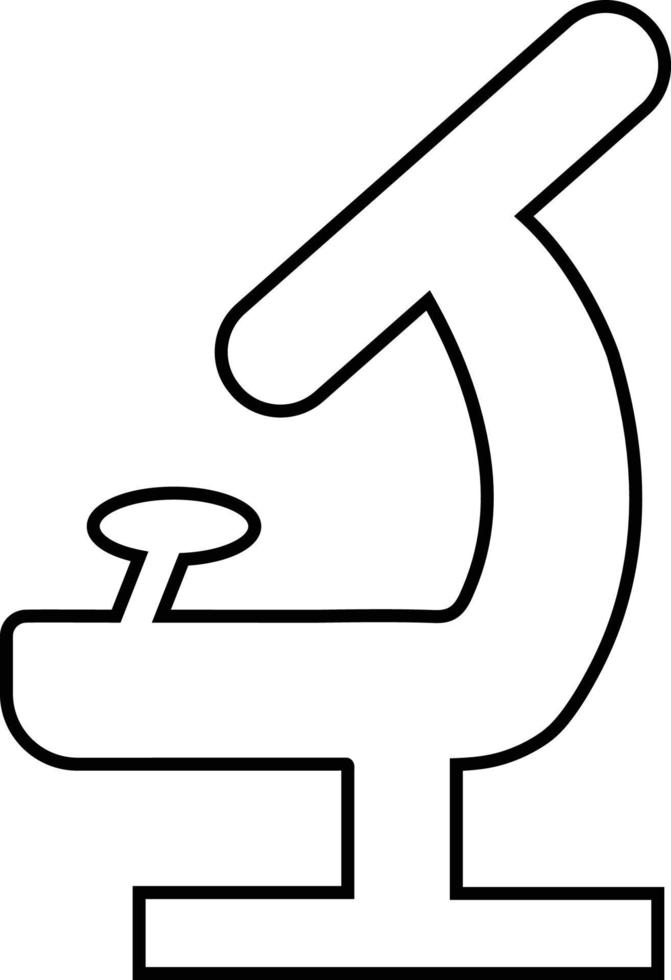 Biology, science, research, education, learning icon. Black vector design.