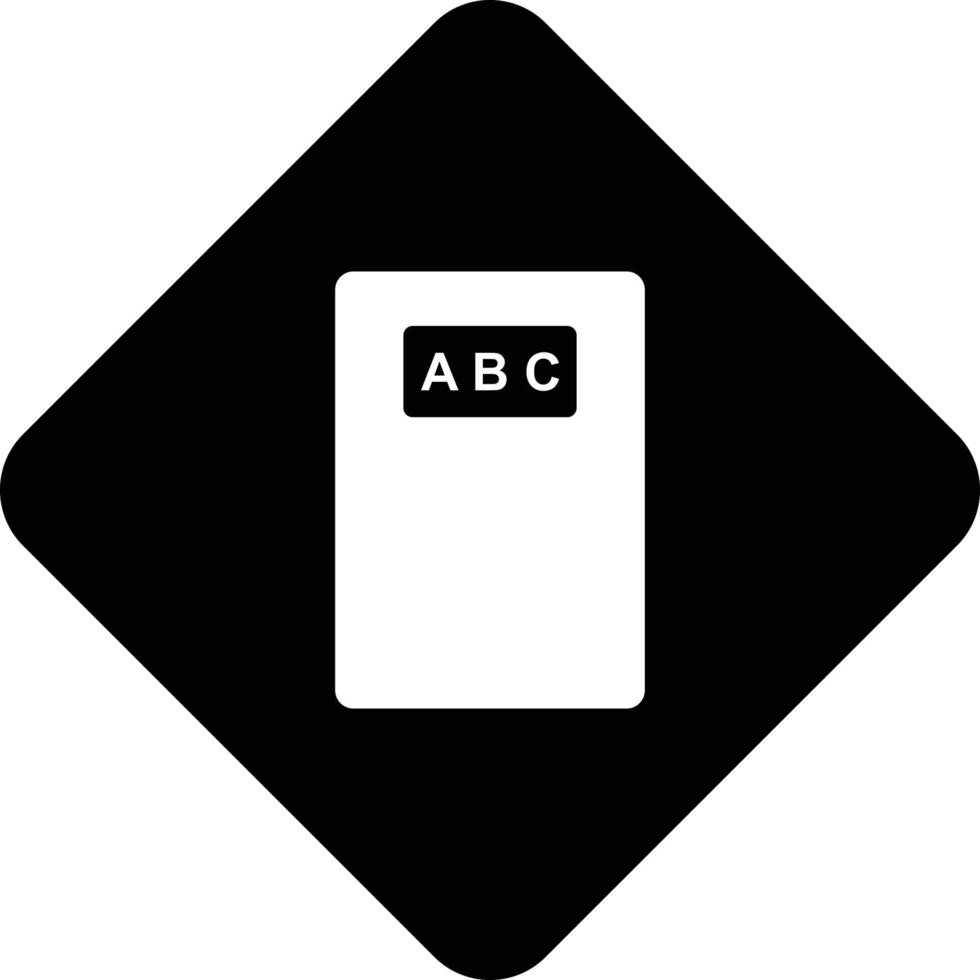 Alphabet, letter, book icon design vector