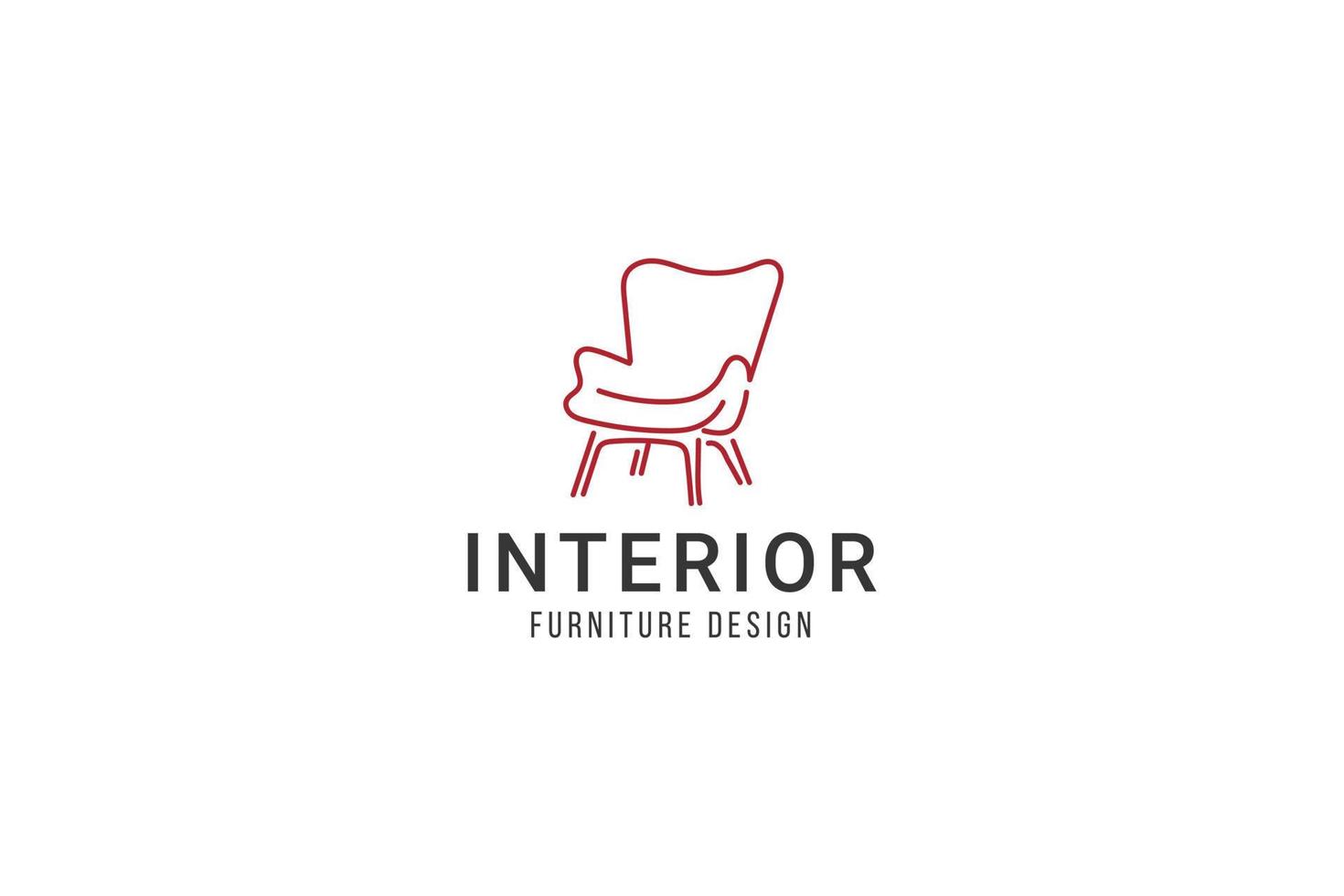 interior design logo vector icon illustration
