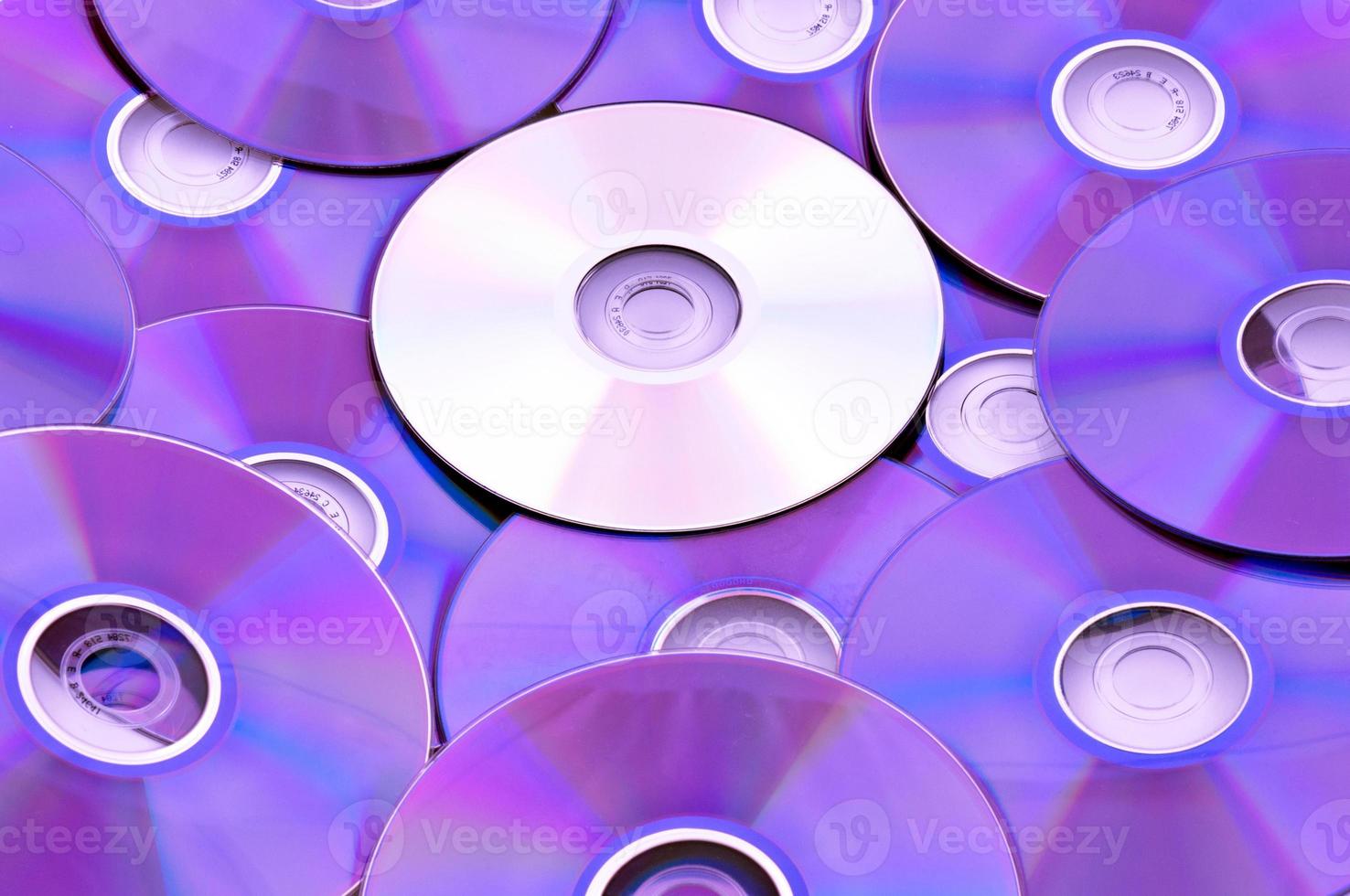 Bunch of compact disks photo