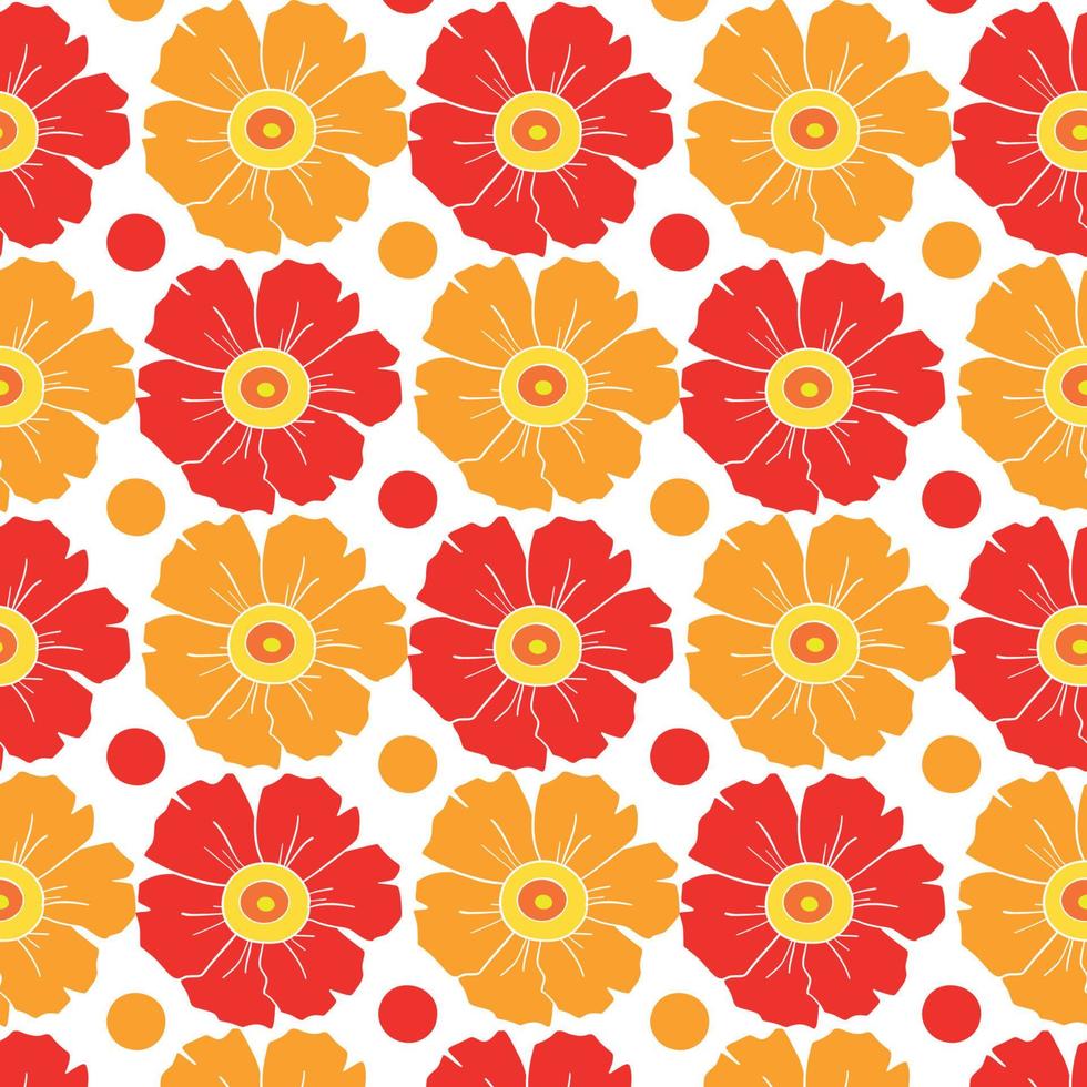 Cute floral pattern. Seamless vector texture. An elegant template for fashionable prints. Print with small yellow flowers, green leaves. white background.