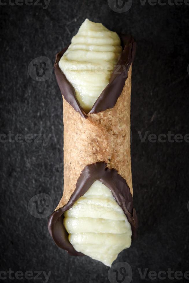 Homemade Italian Cannoli photo