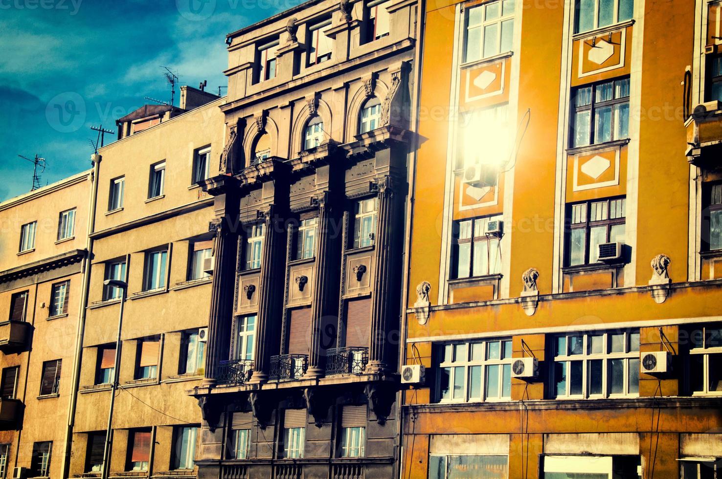 Old Belgrade buildings photo