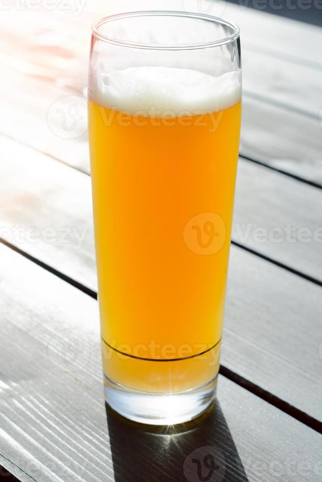 Glass of beer photo