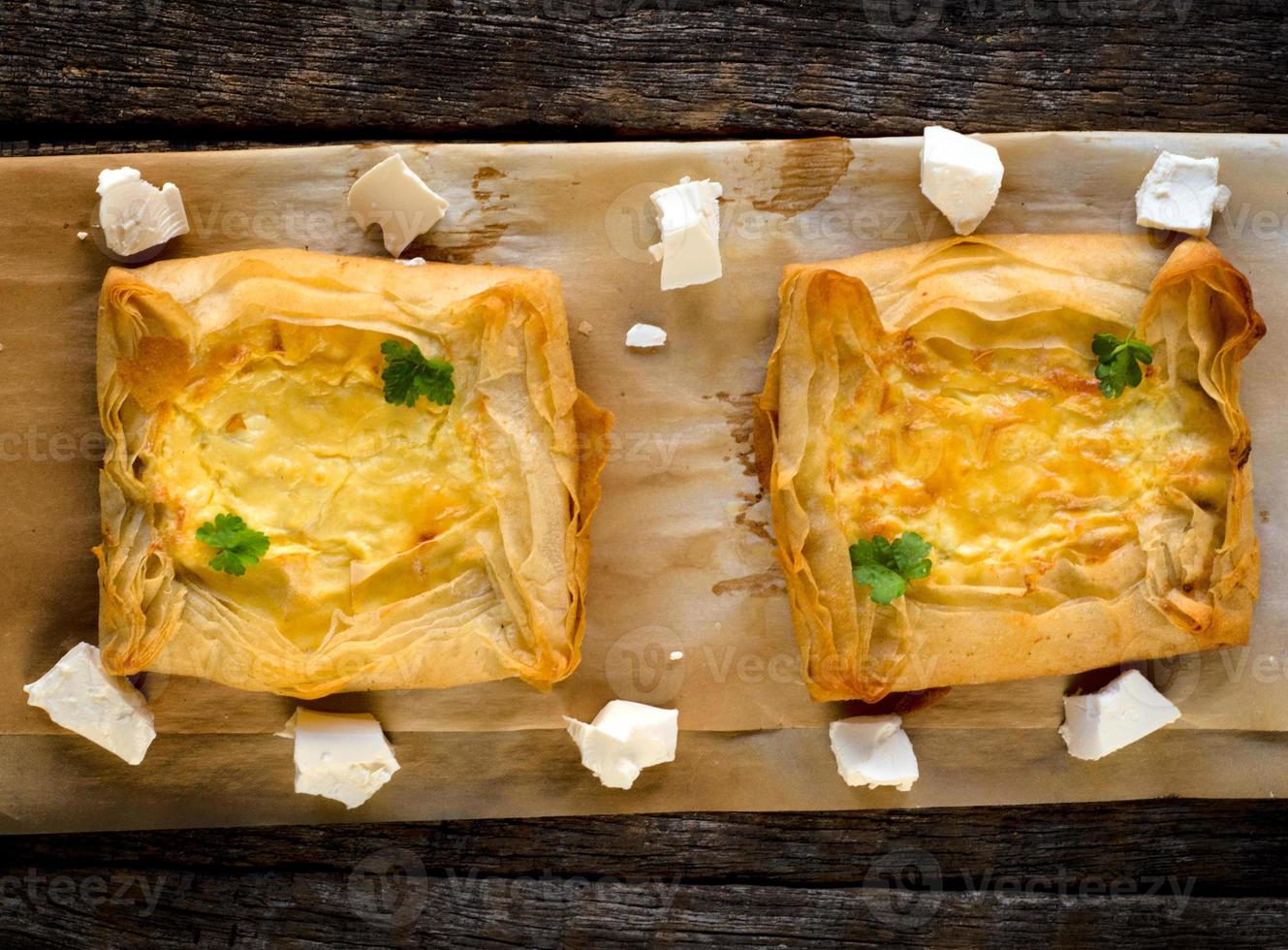 Pastry with cheese photo