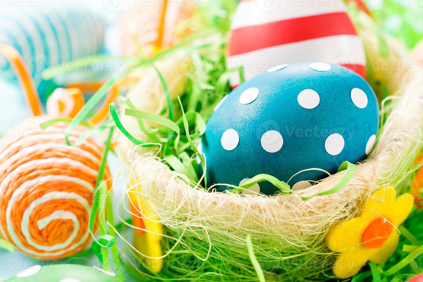 Dotted easter egg photo