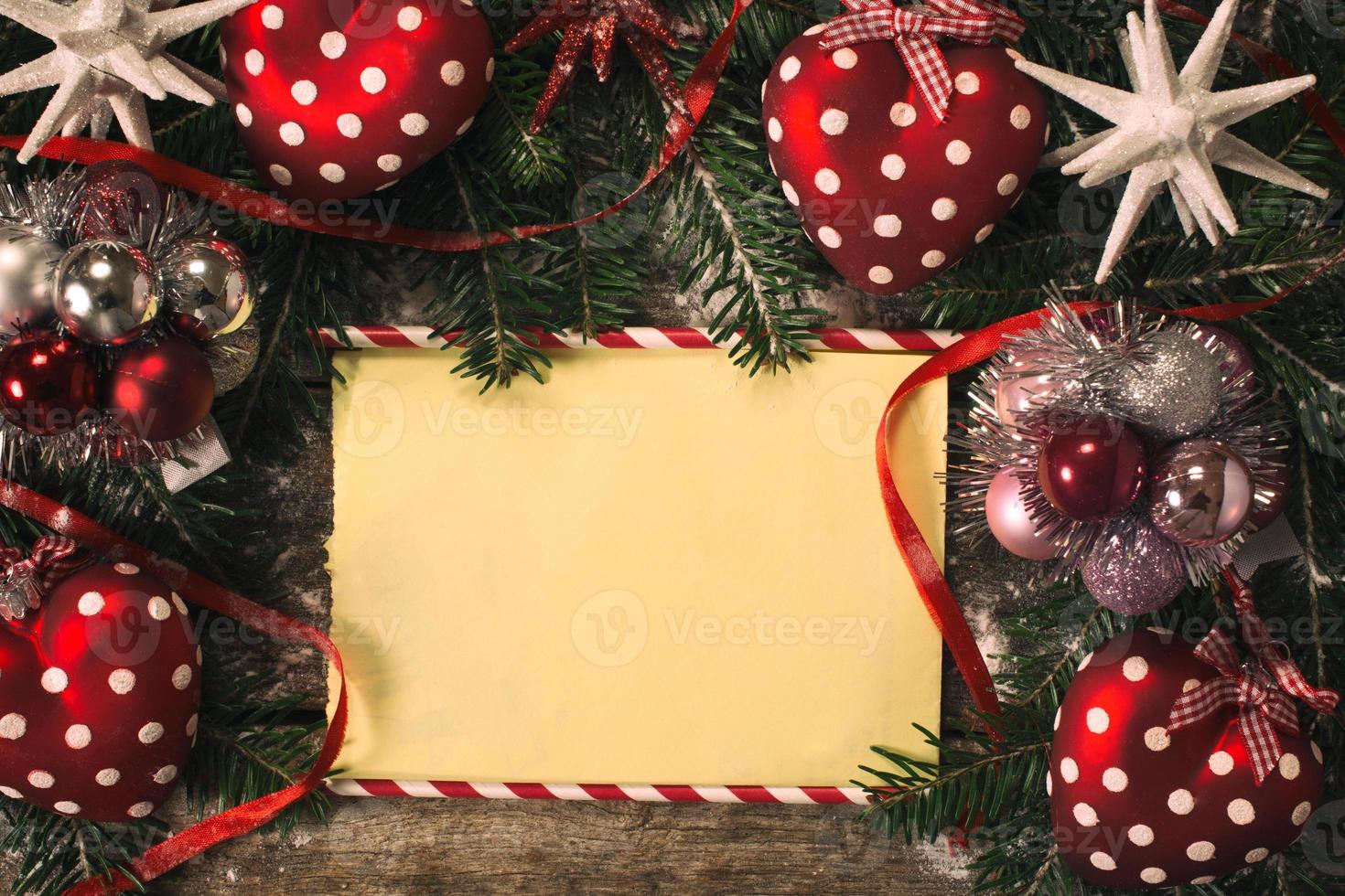 decoration and blank paper photo