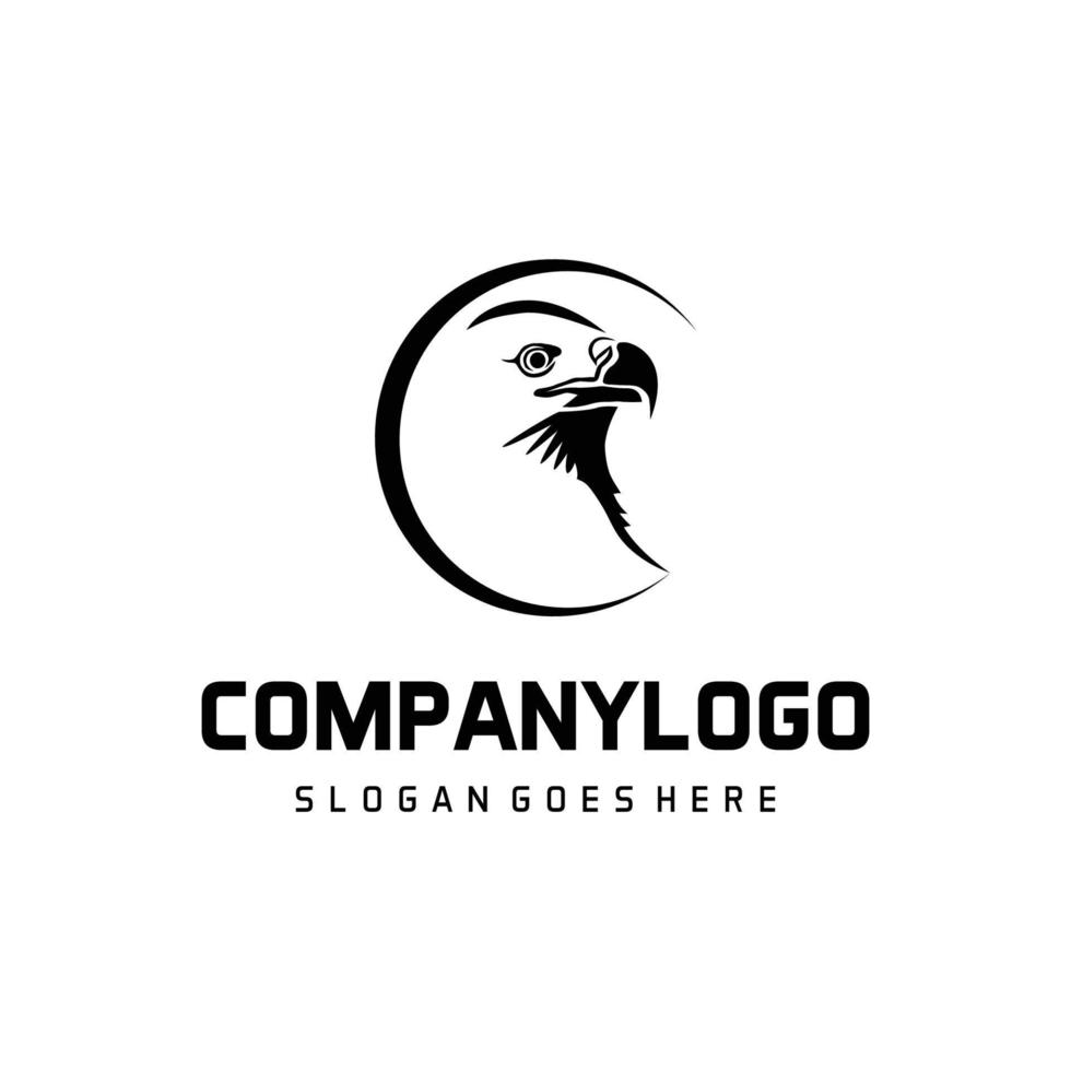 eagle head logo vector icon