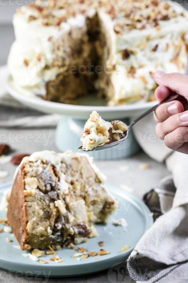 Homemade sweet cake photo