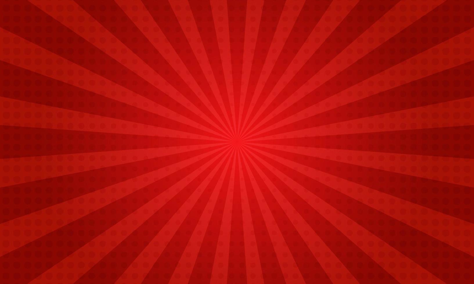 Pop art red background comic cartoon vector