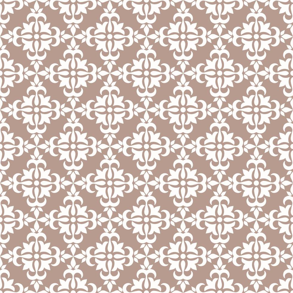 Damask seamless pattern element vector classical luxury old fashioned damask ornament.