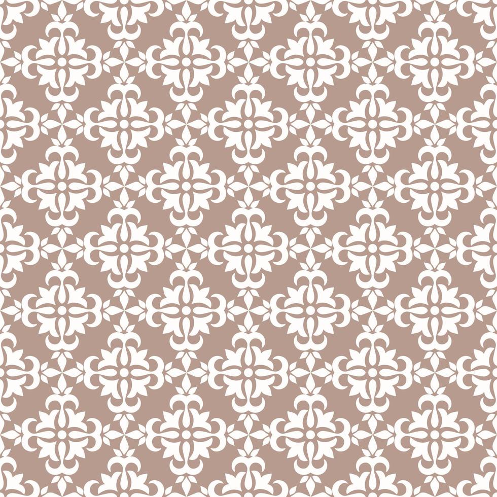 Damask seamless pattern element vector classical luxury old fashioned damask ornament.