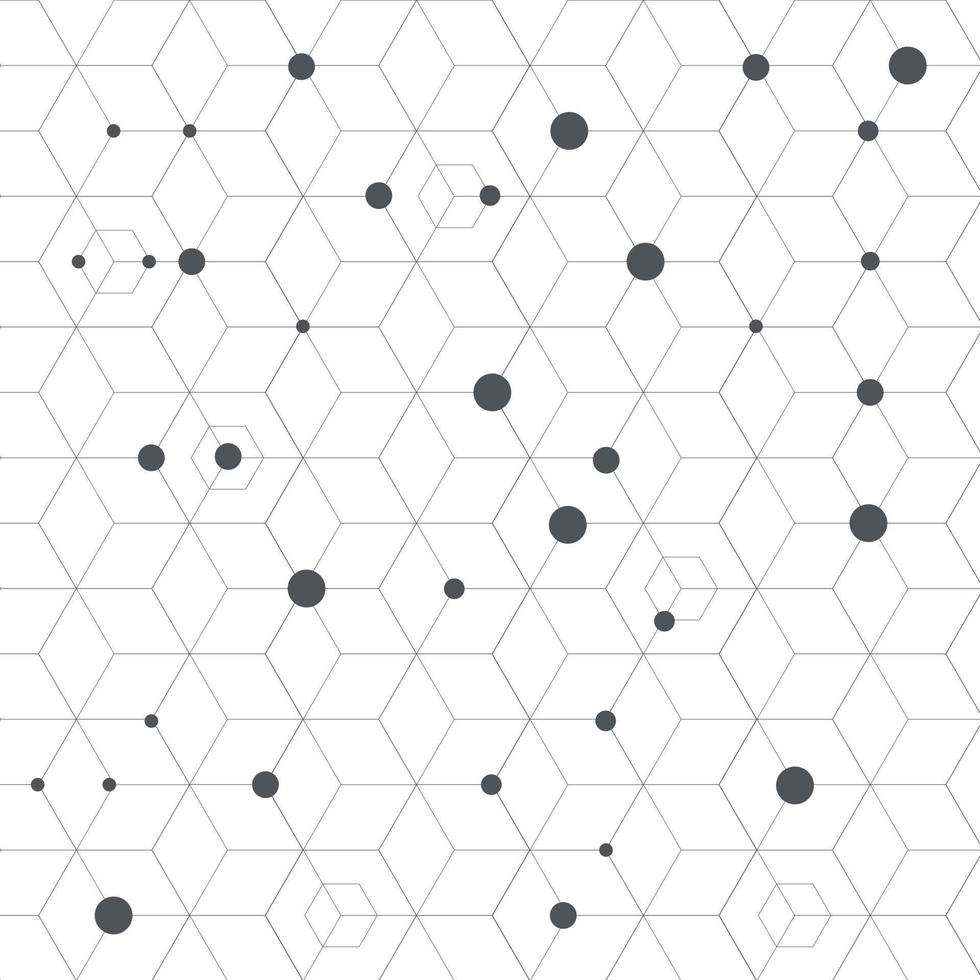 Vector Background With Hexagonal Pattern