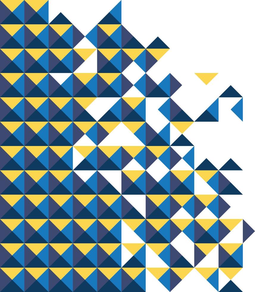 Vector Background With Colorful Triangular Tiles