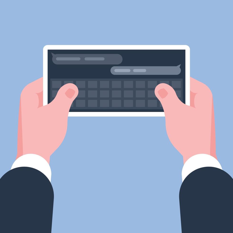 Smartphone Device, Isolated Background. vector