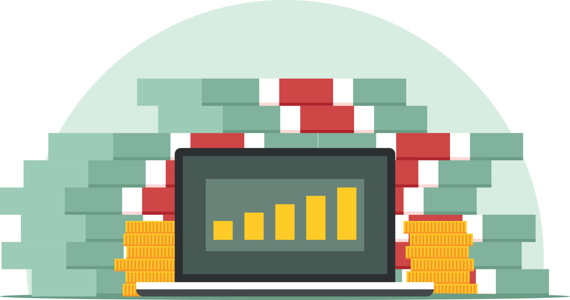 Online Trading, Isolated Background. 23097564 Vector Art at Vecteezy