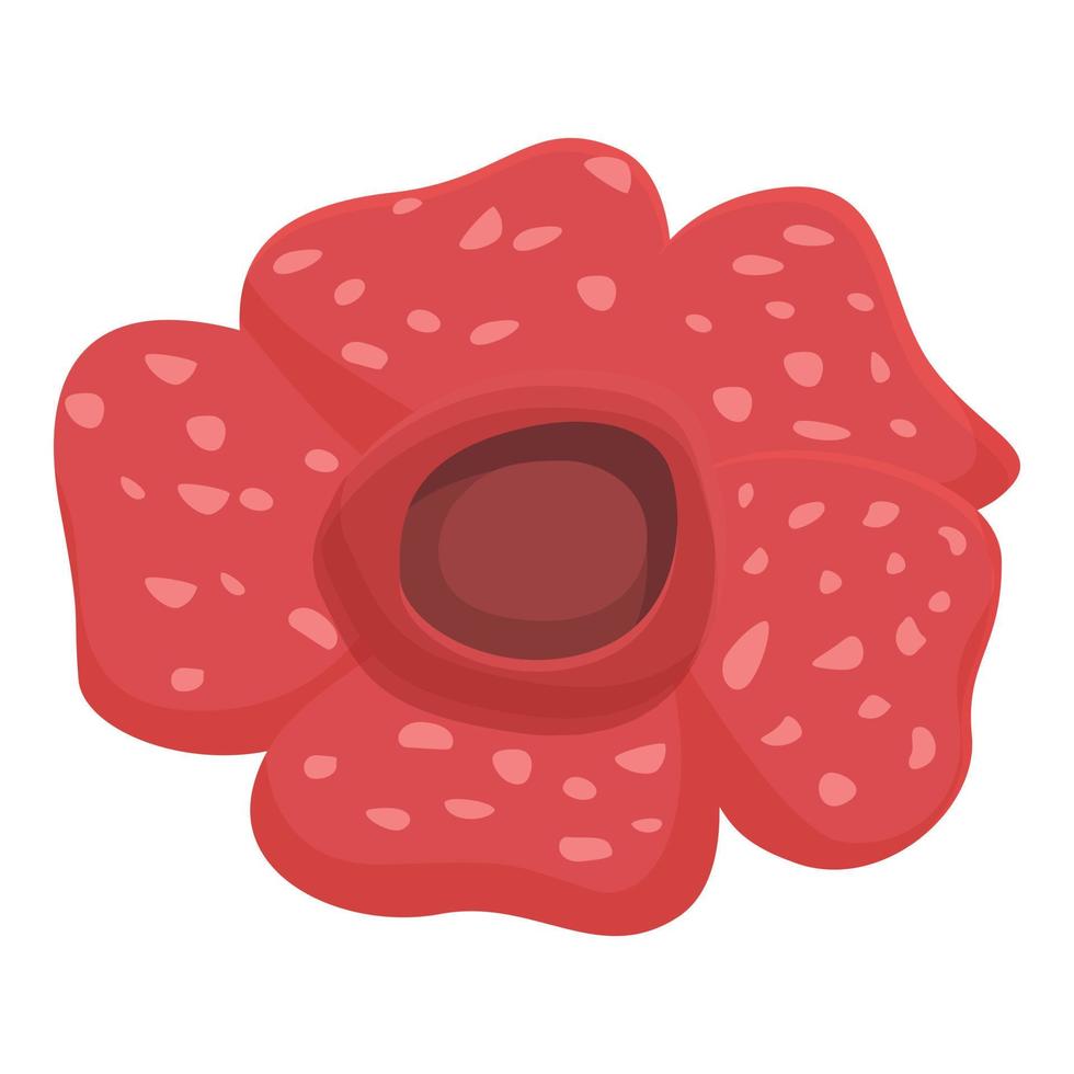 Park rafflesia icon cartoon vector. Floral plant vector