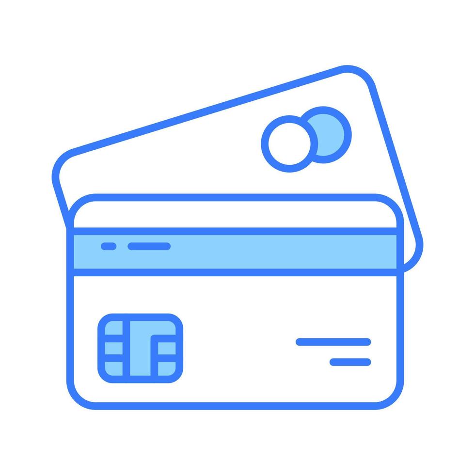 Atm card vector design in modern style, card for online payments and cash withdrawal