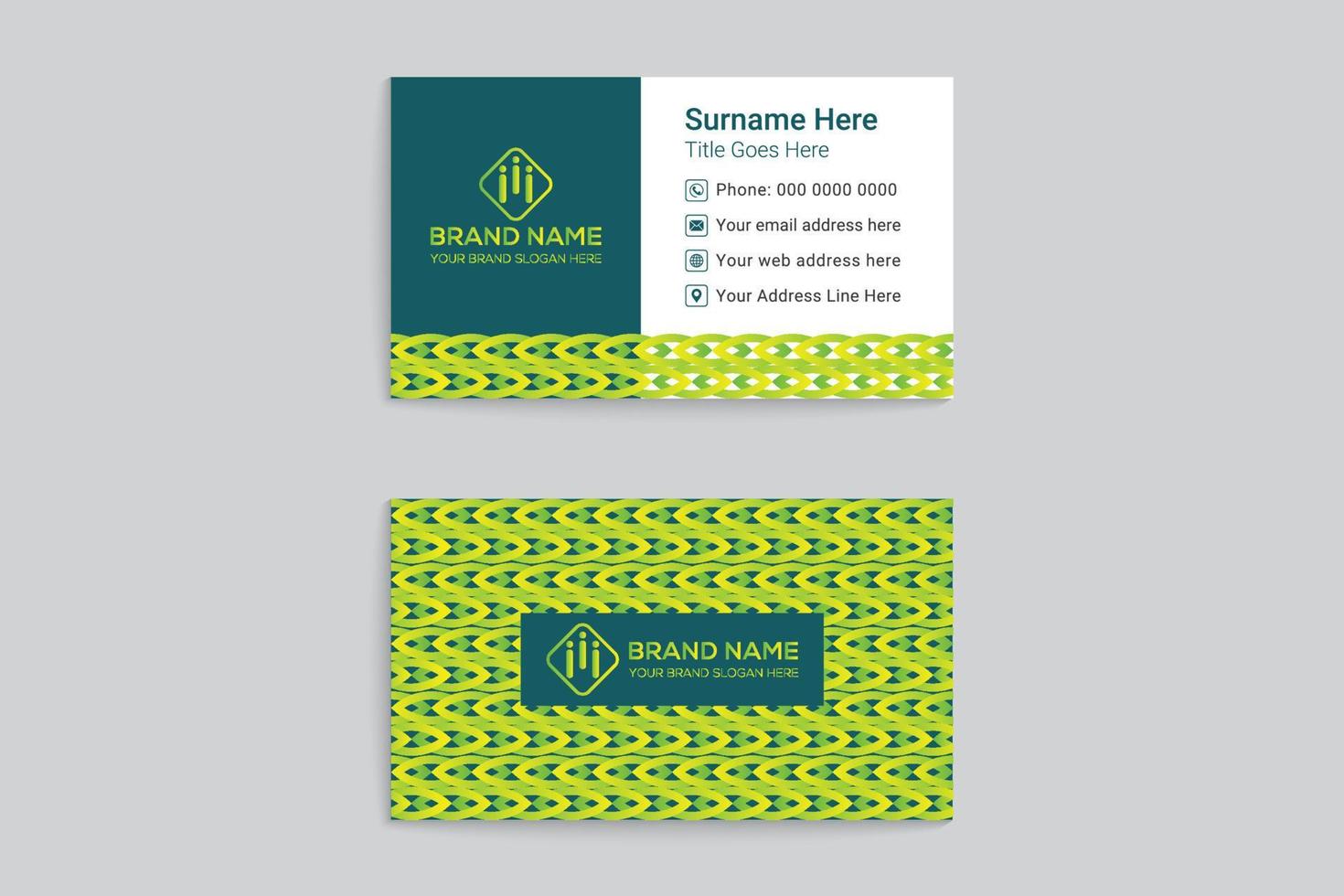 Creative and professional business card template vector