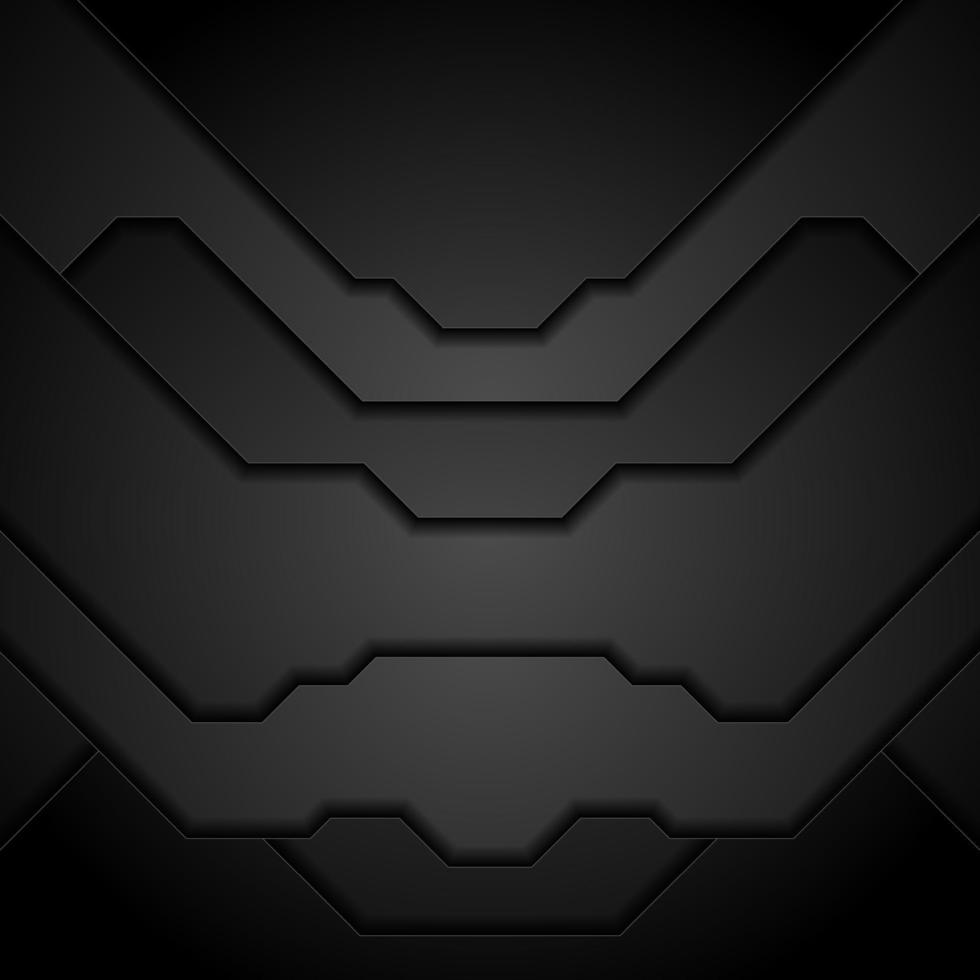 Black technology concept abstract background vector