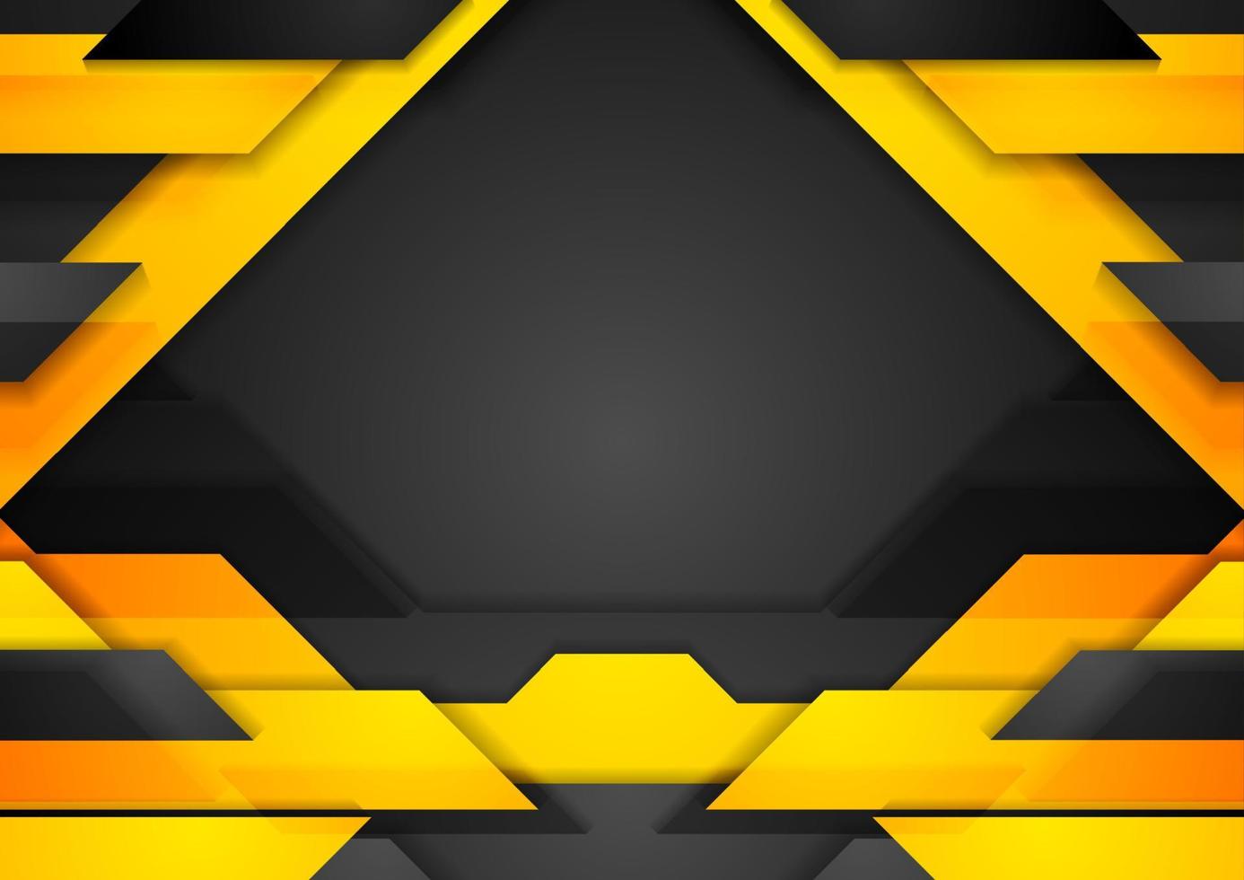 Dark orange modern hi-tech abstract background vector