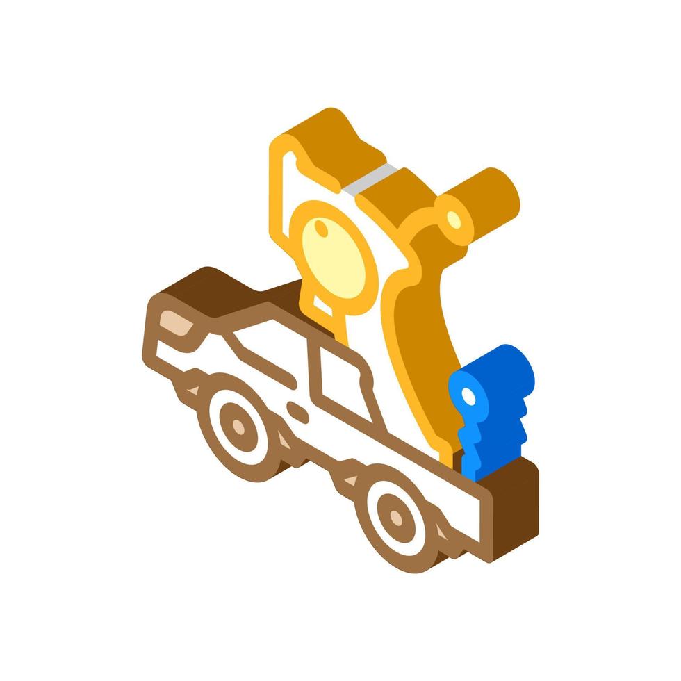 remote controlled toy child isometric icon vector illustration