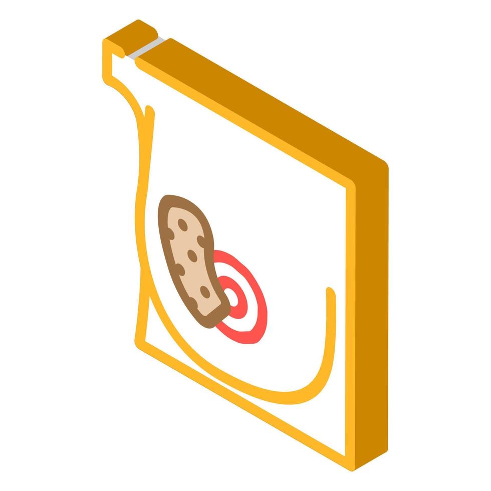 breast cancer isometric icon vector illustration