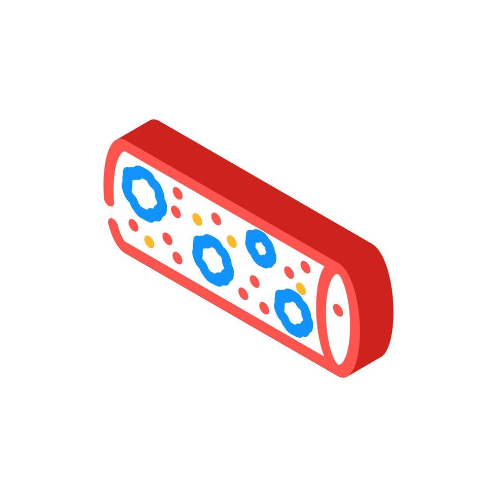leukemia cancer isometric icon vector illustration